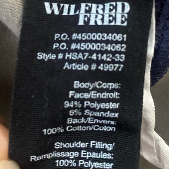 Wilfred Free Blue Moto Jacket Size 10 - Picture 4 of 4